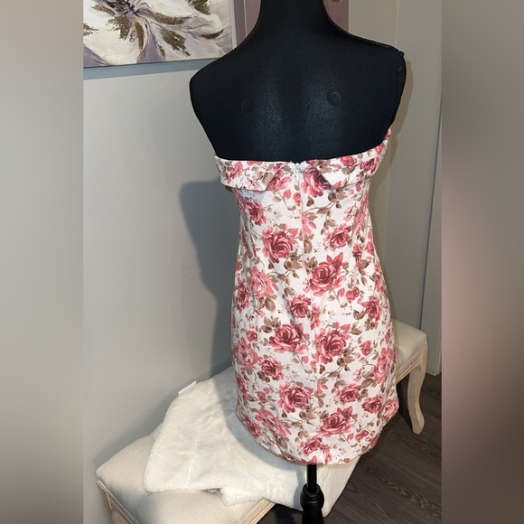 Altar'd State Floral Strapless Dress - Picture 6 of 6